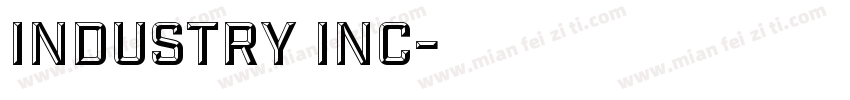 Industry Inc字体转换
